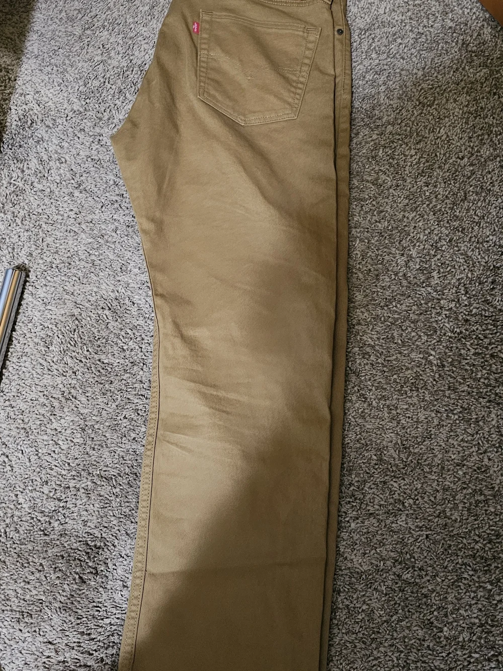 Levi's Tan Khaki Jeans with Red Patch